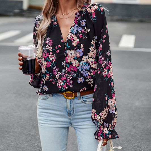Evangeline™ | Bluse mit Blumenprint