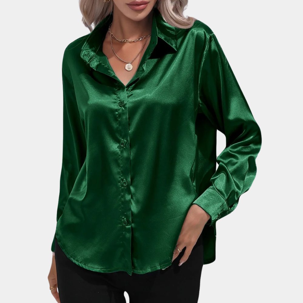 Jennifer™ | Satinbluse
