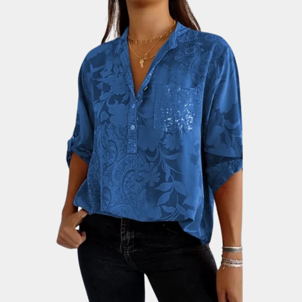 Esme™ | Bluse mit V-Ausschnitt