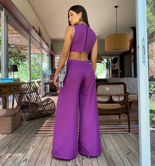 Elinor™ | Eleganter Jumpsuit mit weitem Bein