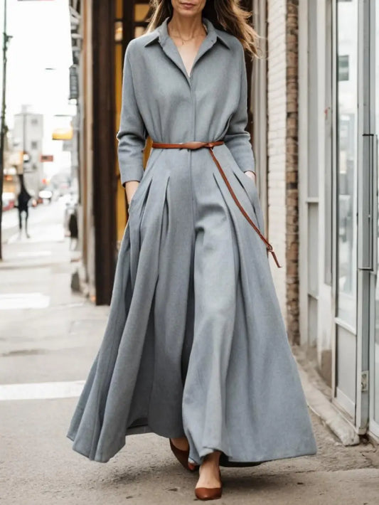 Jean™ | Jumpsuit mit langen Ärmeln