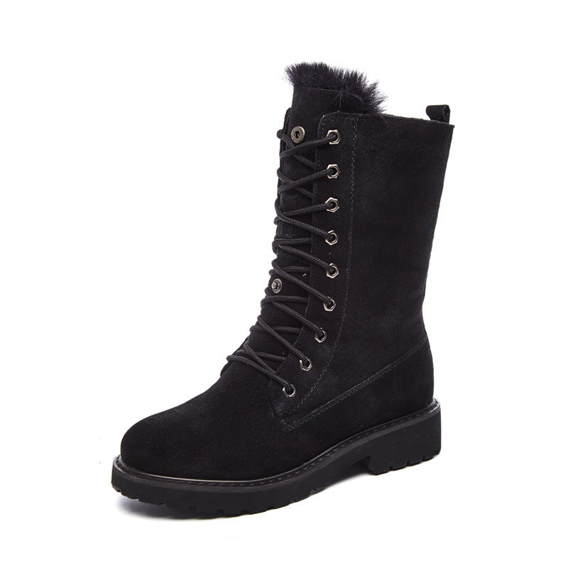 Velmora™ | Wildleder-Schnürstiefel