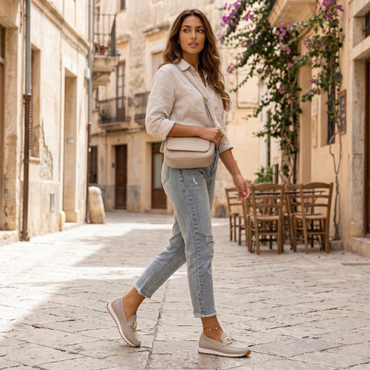 Susana | Damenloafer mit orthopädischer Unterstützung und mit atmungsaktivem Design