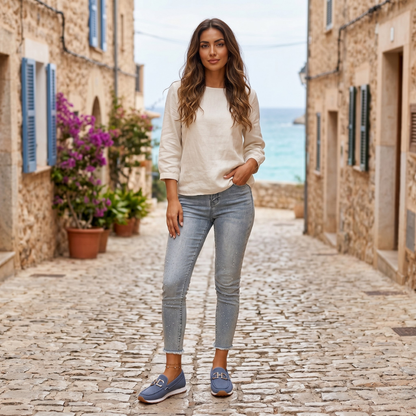 Susana | Damenloafer mit orthopädischer Unterstützung und mit atmungsaktivem Design