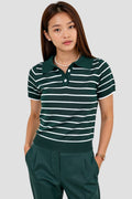 Lorena™ | Polo-Shirt In Dunkelgrün