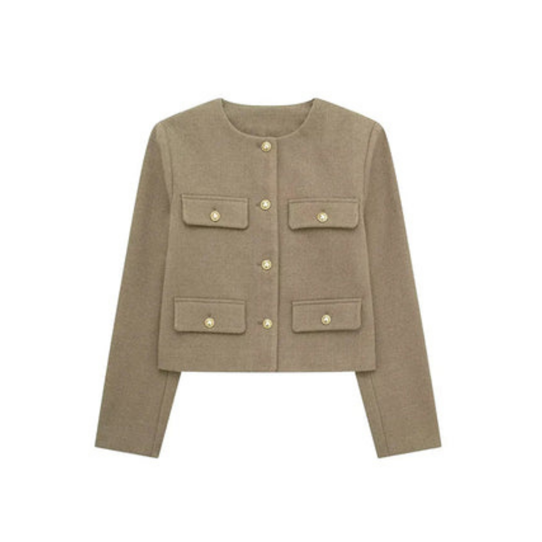 Elise™ | Elise Damenjacke - Zeitlose Tweed Look