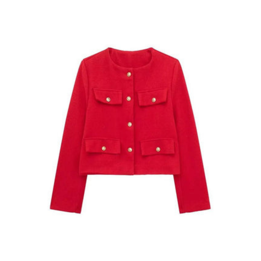 Elise™ | Elise Damenjacke - Zeitlose Tweed Look