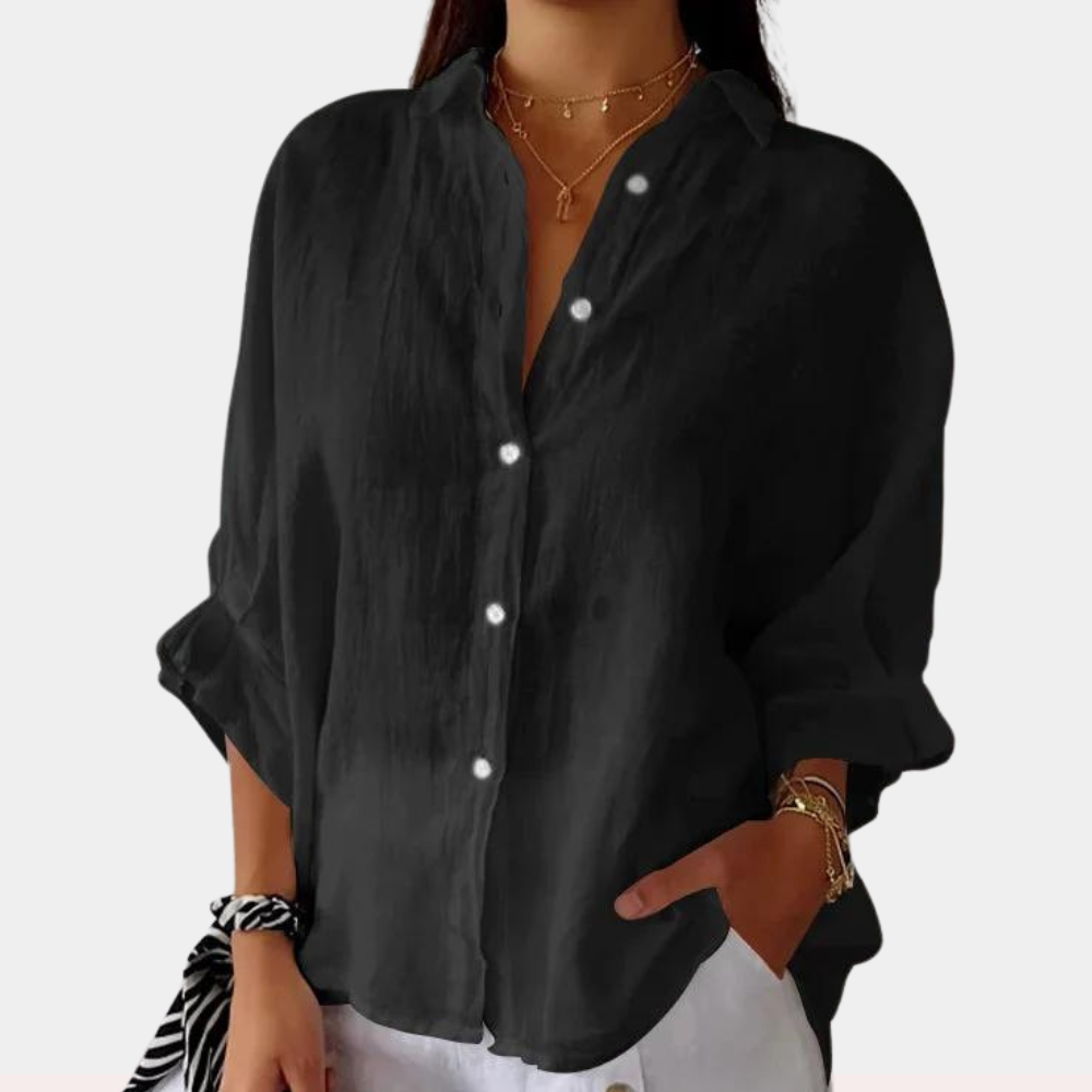 Deborah™ | Lässige Leinenbluse