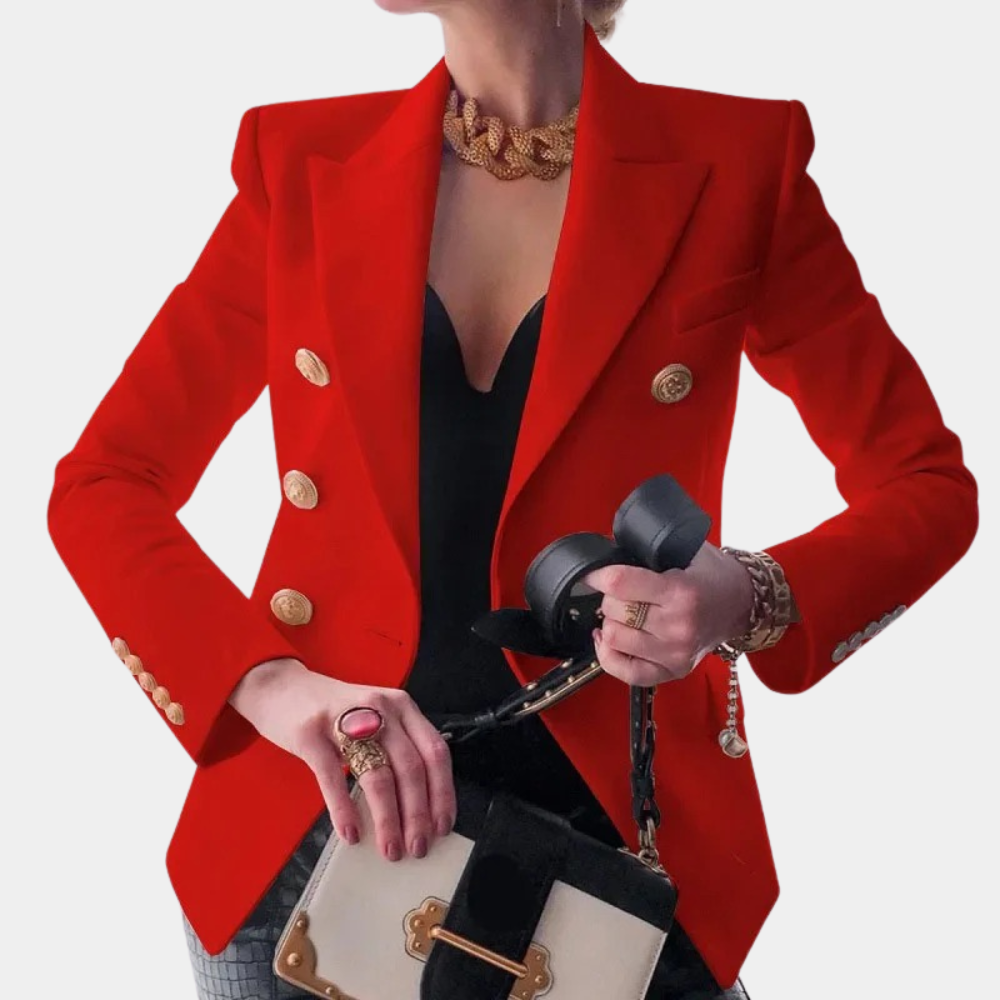 Lydia™ | Blazer mit Goldfarbenen Knöpfen