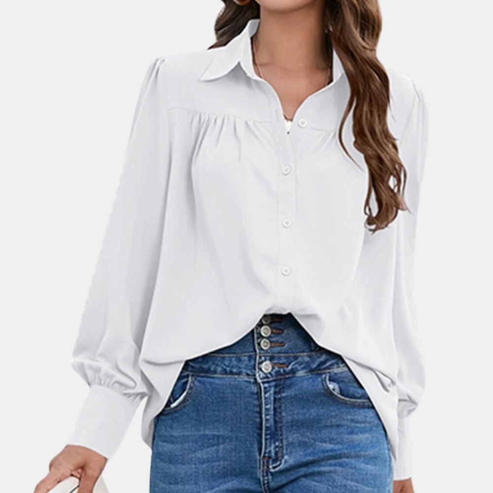 Ava™ | Bluse mit Ballonärmeln