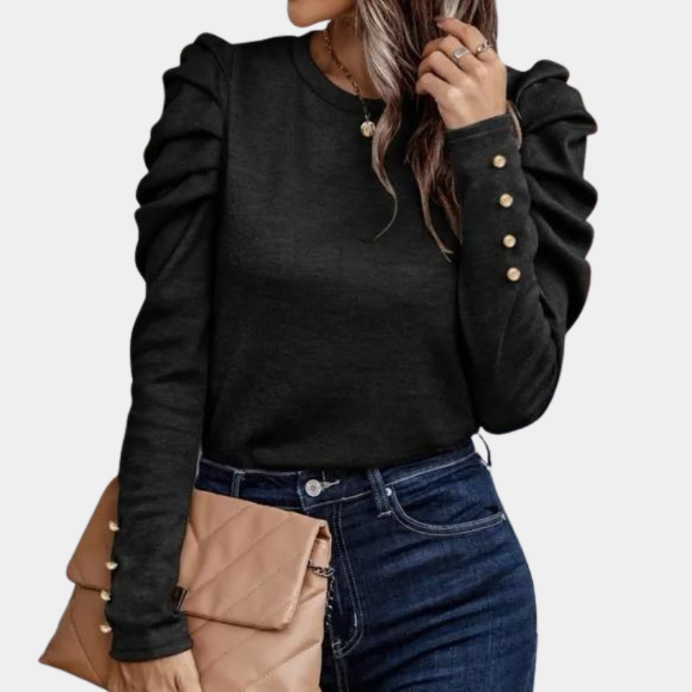 Kim™ | Pullover mit Rüschenärmeln