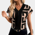Emilia™ | Top mit Grafischem Print