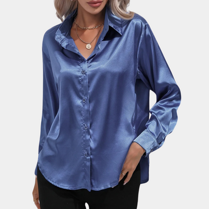 Jennifer™ | Satinbluse