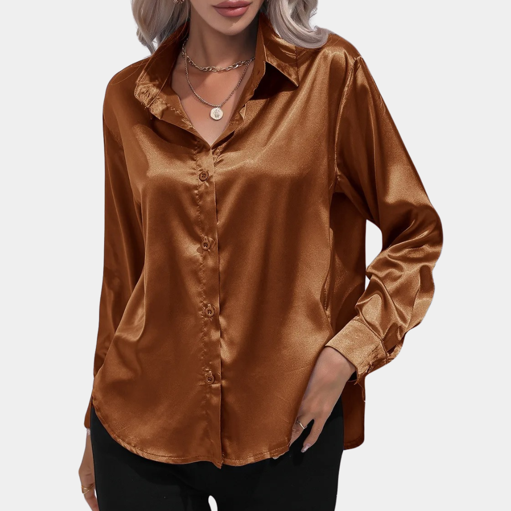 Jennifer™ | Satinbluse