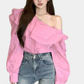 Noralie™ | One-Shoulder Bluse