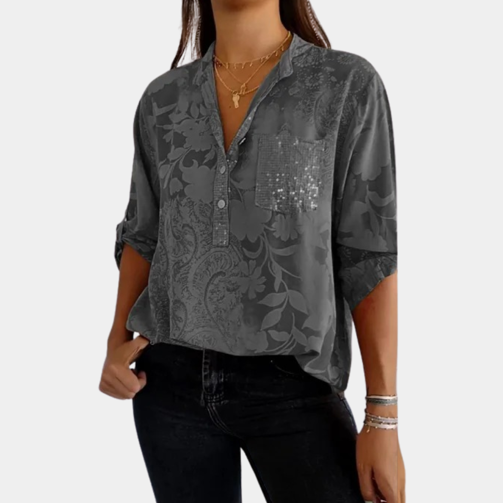 Esme™ | Bluse mit V-Ausschnitt