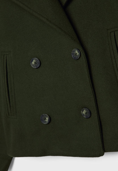 Elara™ | Chice kurze Jacke mit doppelreihiger Knopfleiste