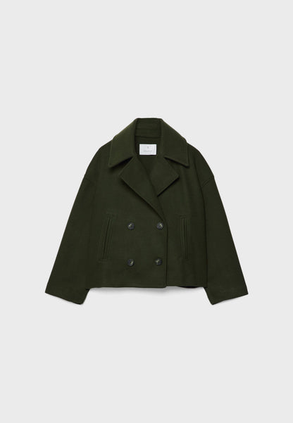 Elara™ | Chice kurze Jacke mit doppelreihiger Knopfleiste
