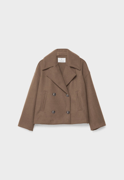 Elara™ | Chice kurze Jacke mit doppelreihiger Knopfleiste