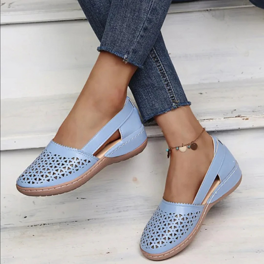 Linda | Damensandalen mit orthopädischer Unterstützung und mit atmungsaktivem Design