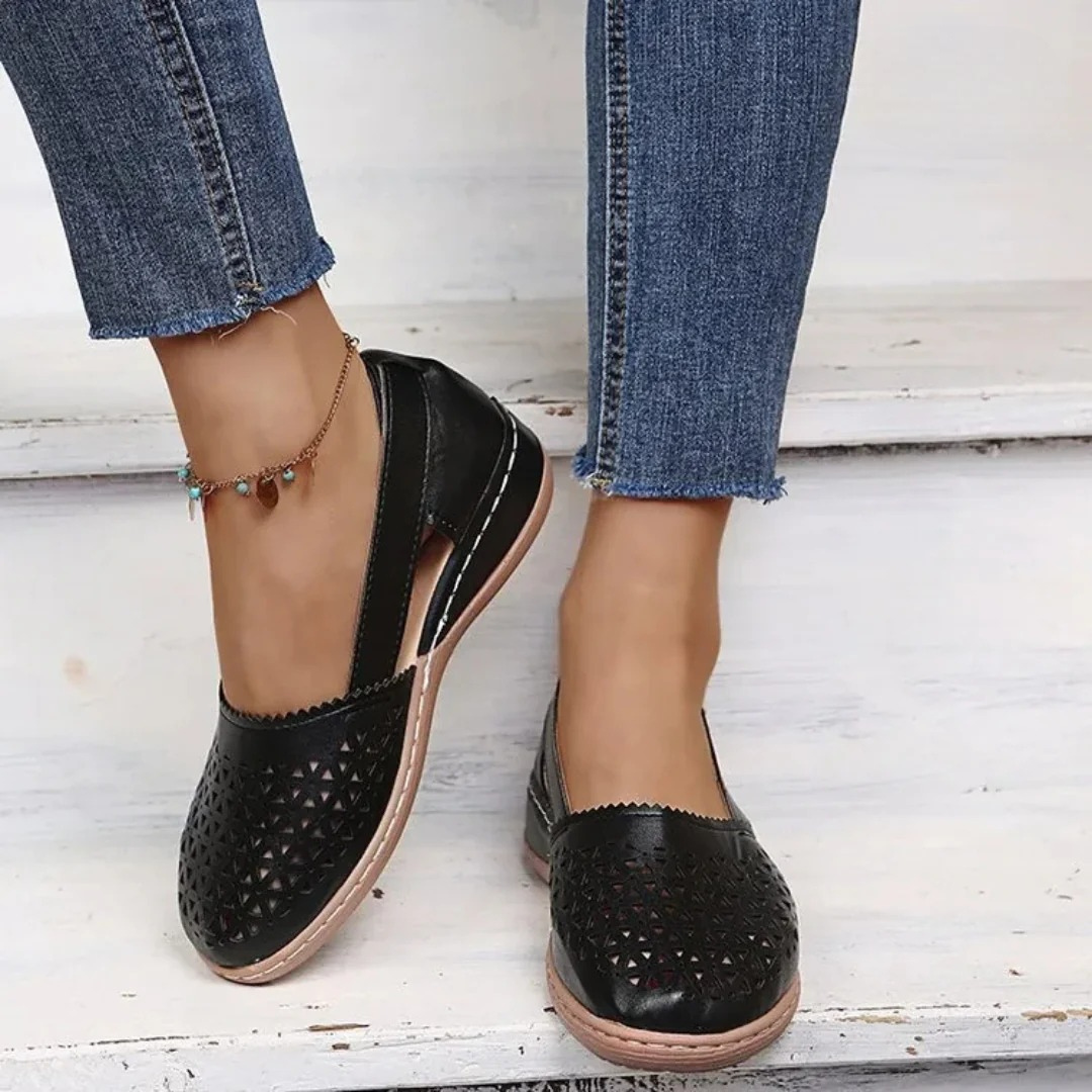 Linda | Damensandalen mit orthopädischer Unterstützung und mit atmungsaktivem Design