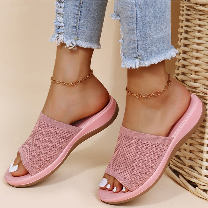 Mary | Damensandalen mit orthopädischer Unterstützung und mit atmungsaktivem Design