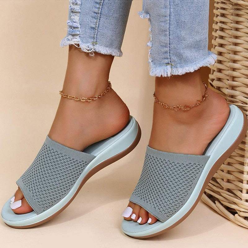 Mary | Damensandalen mit orthopädischer Unterstützung und mit atmungsaktivem Design