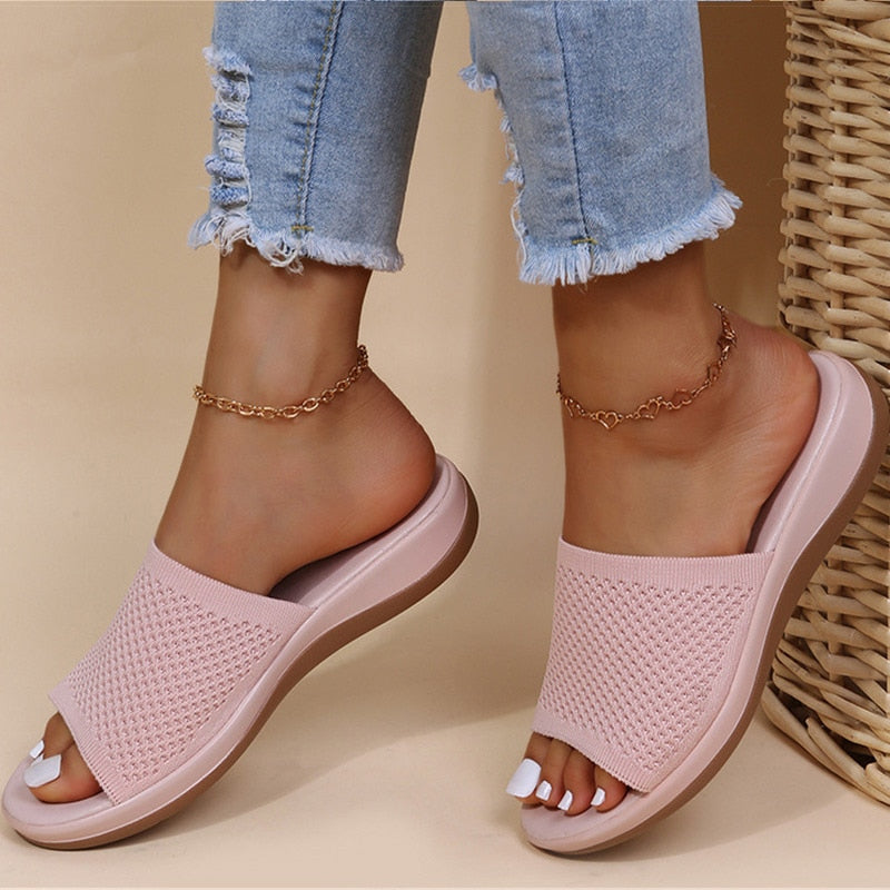 Mary | Damensandalen mit orthopädischer Unterstützung und mit atmungsaktivem Design