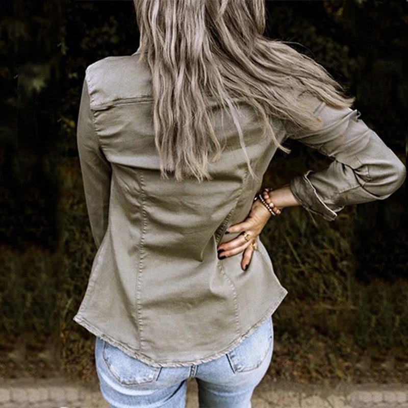 Lorena™ | Stilvolle Jeansjacke für Damen