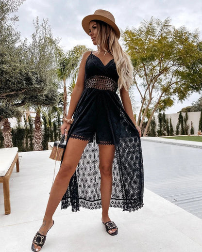 Dolly™ | Jumpsuit mit Print mit Spitze