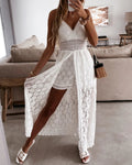 Dolly™ | Jumpsuit mit Print mit Spitze