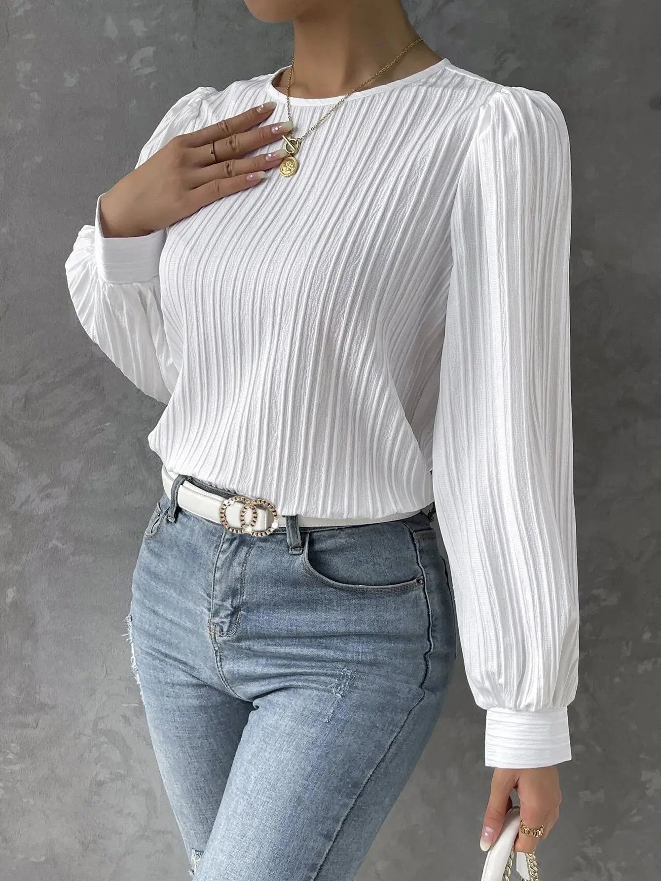Emma™ | Zeitlose Elegante Bluse