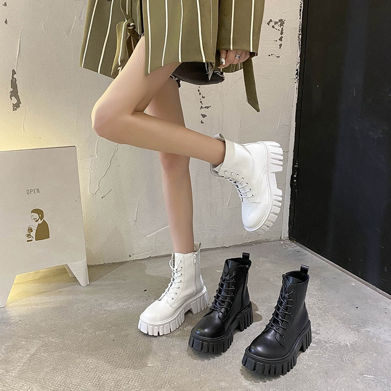 Jetelle™ | Leder-Ankle-Boots