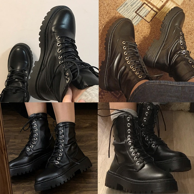 Lacera™ | Boots mit Schnürdetails