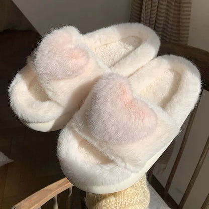 Velunie™ | Flauschige Herz-Pantoffeln