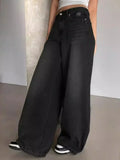 Clara™ | Baggy Wide-Leg-Jeans