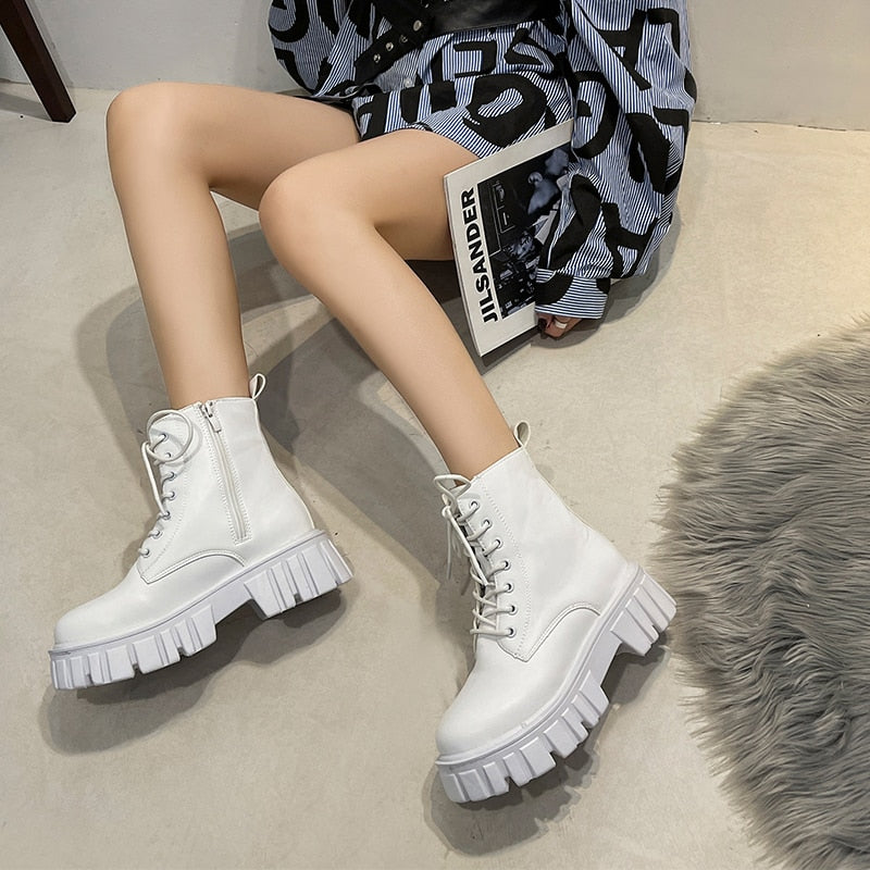 Jetelle™ | Leder-Ankle-Boots