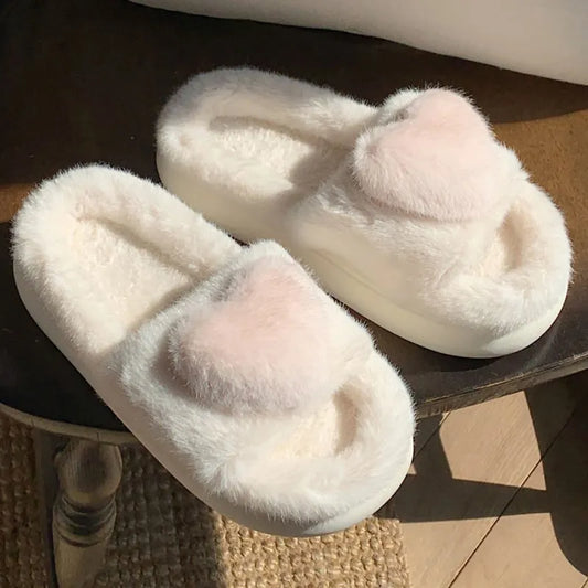 Velunie™ | Flauschige Herz-Pantoffeln