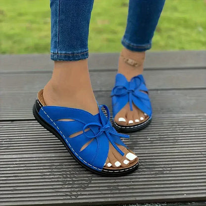 Mirella™ | Keilsandalen mit Knotendetail