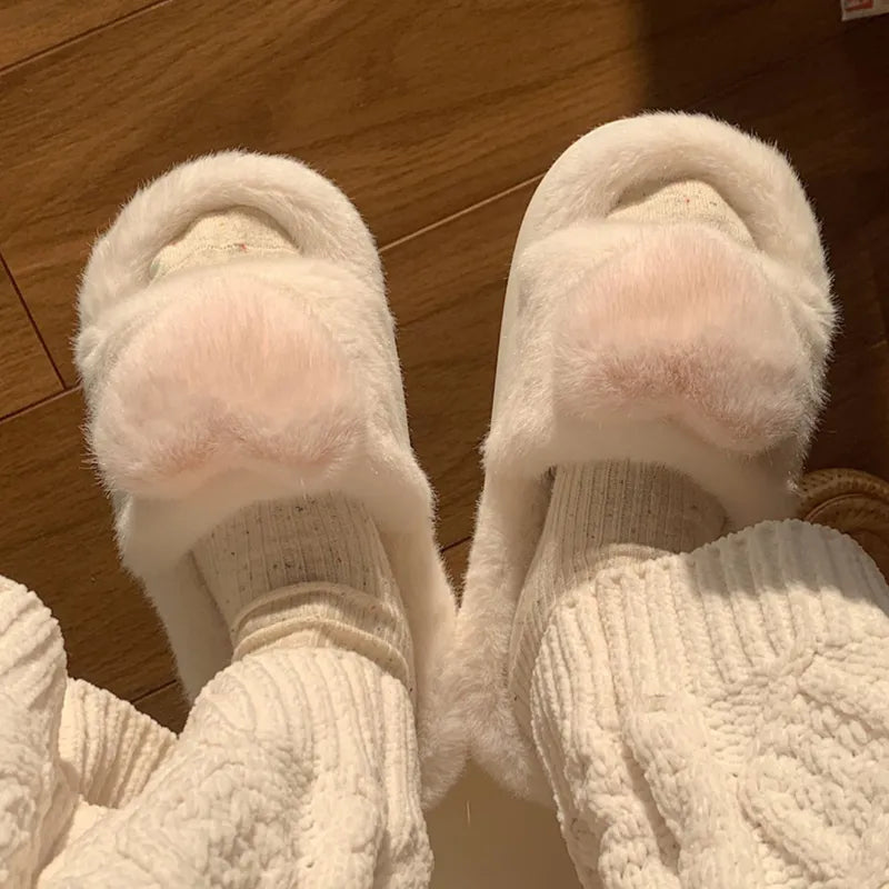 Velunie™ | Flauschige Herz-Pantoffeln