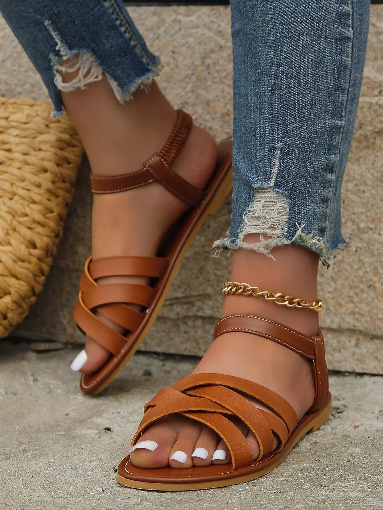 Yvelle™ | Römische Sommer-Sandalen