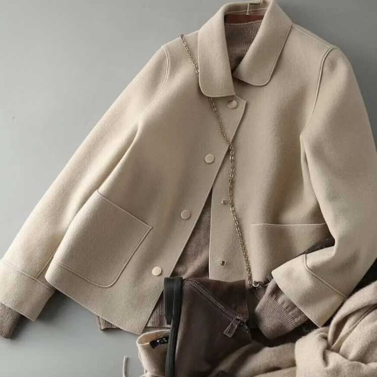Dorias™ | Warme Damen-Winterjacke mit Knöpfen und Daunenfüllung