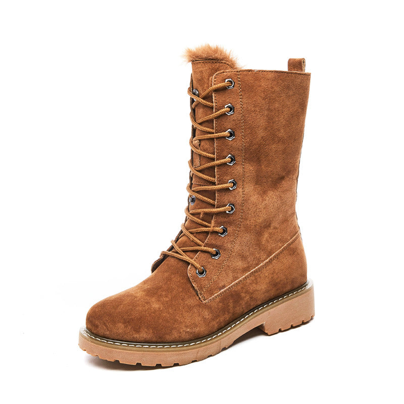 Velmora™ | Wildleder-Schnürstiefel