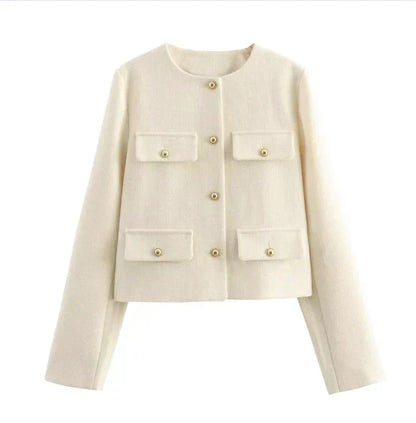 Elise™ | Elise Damenjacke - Zeitlose Tweed Look