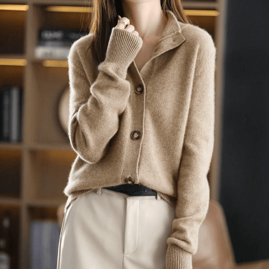 Anny™ | Kasjmier Gestrickte Cardigan