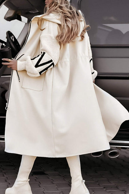 Noor™ | Wetterfeste lange Damenjacke mit Kapuze