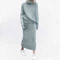 Montero™ | Zweiteiler mit Rollkragenpullover & Maxi-Rock