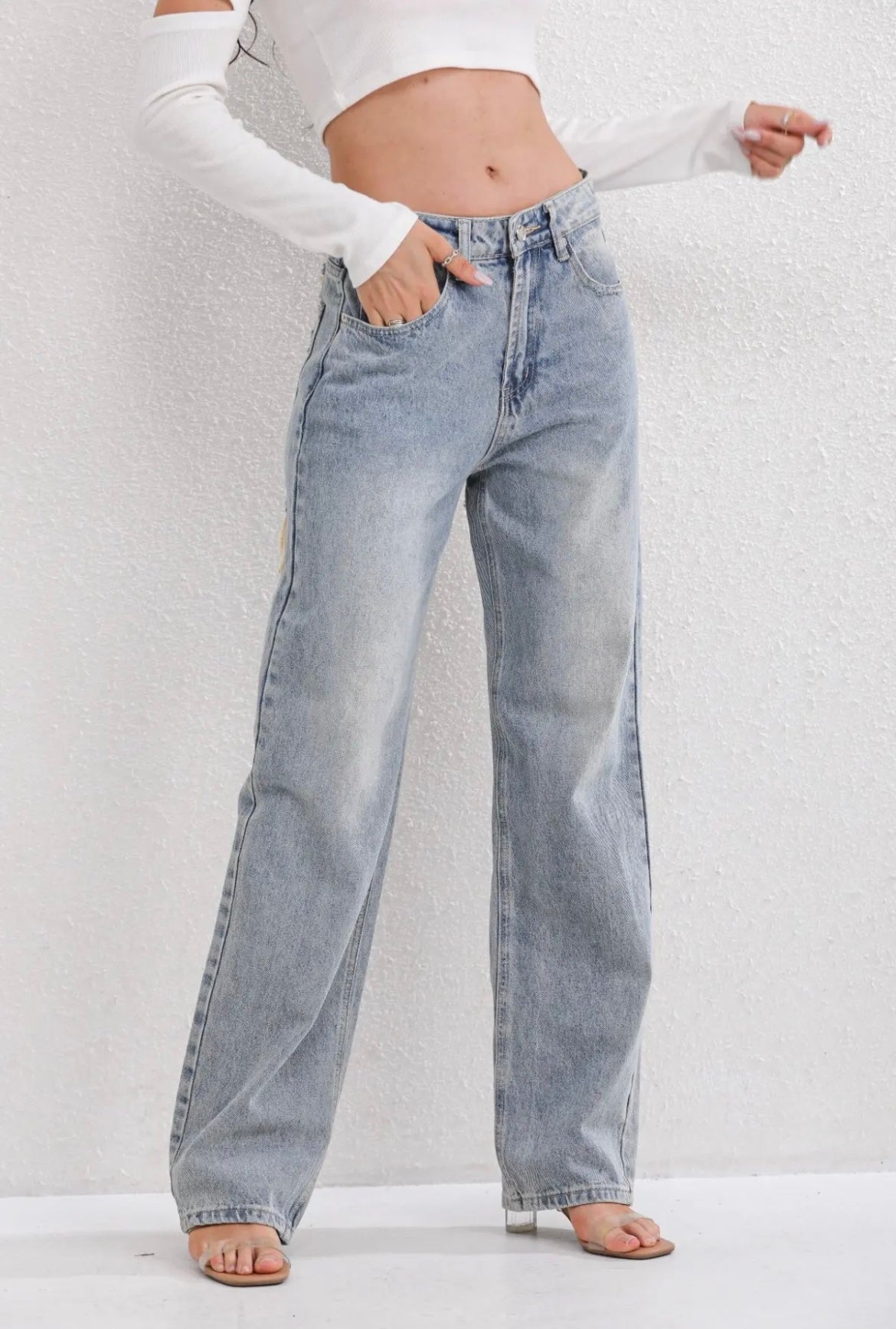 Livia™ | High-Waist Ripped Jeans